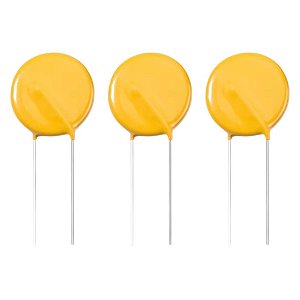 Varistor MOV S07K50 50V Disco Cerâmico 7mm Amarelo