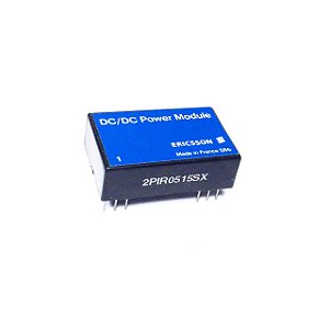 Rele Conversor de Tensão DC-DC 15V 33mA com 12 Terminais 2PIR0515SX