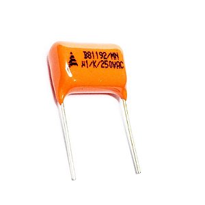 Capacitor Filme Poliéster 0,1uF 250V Metalizado MKT
