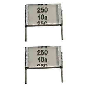 Capacitor Poliéster 10K 10nF 250VDC Pitch 10mm Schiko