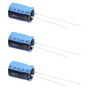 Capacitor Eletrolítico Lelon 47mF 63V 85 Graus Terminal Radial
