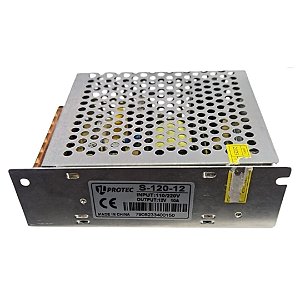 Conversor AC/DC Fonte Chaveada 12V 10A 120W Full Range