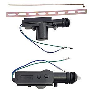 Motor de Trava Elétrica Escravo Universal 12V 2 Fios Haste Giratória