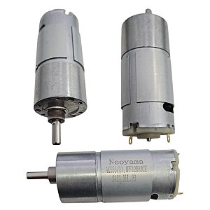 Motor DC 12V com Caixa de Redução 83RPM Torque 11,10 KGF.CM