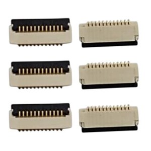 Socket FPC 12P Pitch 0.5mm Tampa Flip-Top para Cabo Flat 196294-12041