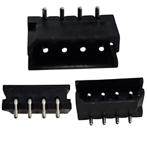 Conector Wafer Horizontal 4 Pinos Passo 2.54mm (50320-0040N-001)