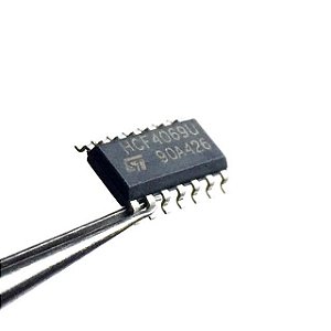 Circuito Integrado CMOS HCF4069 SOIC14 SMD ST