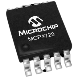 MCP4728-E/UN DAC Quad I2C SMD MSOP-10