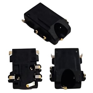 Jack para Fone de Ouvido 3.5mm Estéreo 5 Pinos em PCB ARG0050027C1