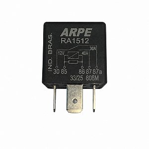 Relé Eletromecânico RA1512 12V 450W 5 Vias