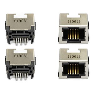 Conector de Rede RJ45 Blindado 8P8C Horizontal 90° (2RJ1650-010111F)