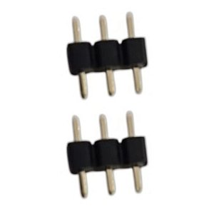 Header Pin Macho 3 Vias Passo 2,00mm Vertical THT (231139-00103)