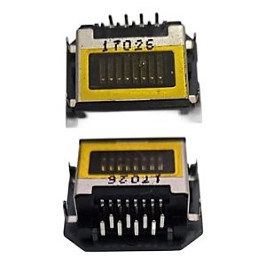 Conector Ethernet RJ45 8P8C 90º Fêmea para PCI DFTJ08FR338