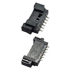 Conector SMT WTB 6 Contatos Passo 1.25mm Código 12507WR-H06G