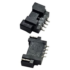 12507WR-H04G Conector Wire to Board 4 Vias Passo 1,25mm SMD