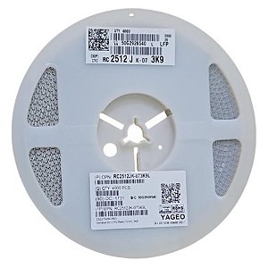 Rolo 4 Mil Peças Resistor SMD 3.9K Ohms 2512 1 Watt 5% RC2512JK073K9