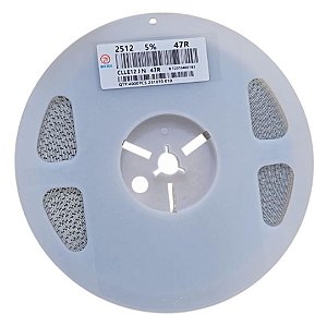 Rolo com 4.000 Resistor SMD 47 Ohms 2512 1W Tolerância 5% CLLE12JN47R