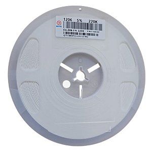 Rolo 5.000 Peças - Resistor SMD 220K 1206 1/4W (CLLE06JN 220K) 5%