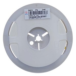 Rolo 5 Mil Peças - Resistor SMD 24KΩ 0603 1/10W 5% CL0603JN24K