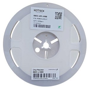RI0603L685JT Resistor SMD 6.8M Ohms 0603 100mW 5% Rolo 5.000 Unidades