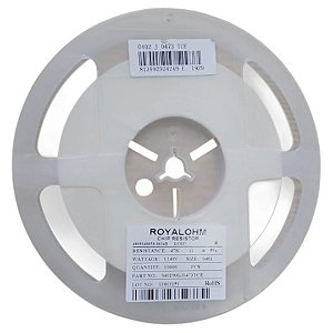 0402WGJ0473TCE Resistor SMD 47K Ohms 0402 1/16W 5% - Rolo 10 Mil Peças