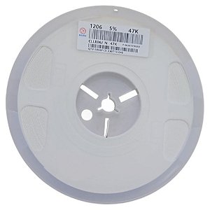 Resistor Chip SMD 47K 1206 0,25W ±5% CLLE06JN 47K - Rolo 5.000 Peças