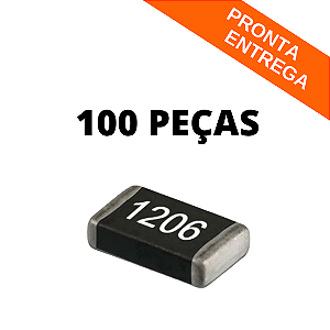 100x Resistor 47K 1206 Precisão 1% 0,25W SMD