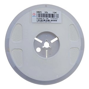 Resistor SMD 15KΩ 0805 1/8W 5% CLLE05JN 15K - Rolo com 5.000 Peças