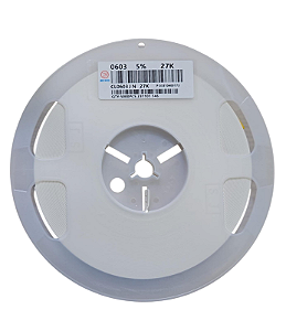 Rolo 5.000x Resistor Chip 27K Ohms 0603 1/10W 5% CL0603JN27K
