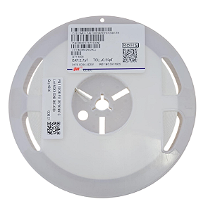 Rolo 4.000x Capacitor Cerâmico SMD 0805 2.7pF 50V C0G 0805CG2R7C500NT