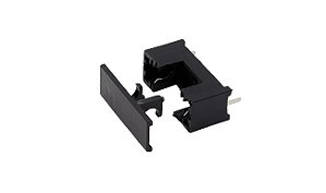 Suporte Fusível 5x20mm Painel AS-06 Tampa Rosqueável