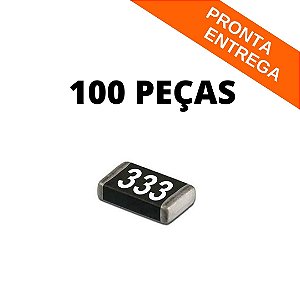 100x Resistor SMD 33KΩ 1206 Precisão 1%