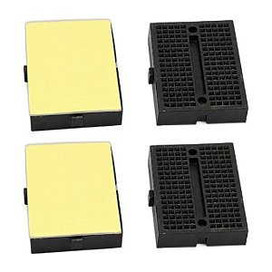 Breadboard Mini 170 Contatos Preto para Testes e Desenvolvimento