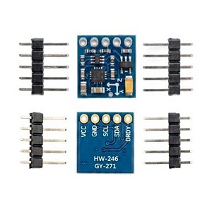 Módulo Compass Eletrônico HMC5883L Sensor Magnético Triaxial I2C