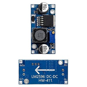 Módulo Regulador LM2596 Conversor DC-DC Redutor Step Down