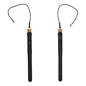 Antena RF para Módulos ESP8266 e GSM com Adaptador U.FL para SMA
