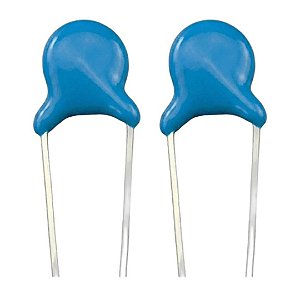 Murata DE1310R102K3K Capacitor Cerâmico 1nF 3kV Y5P Tipo Disco