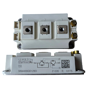 SKM400GB128D Módulo IGBT Industrial 1200V Alta Potência