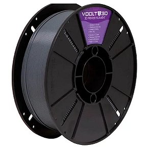 Filamento para Impressão 3D PLA Grafite 1Kg High Fluidity Voolt 3D