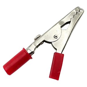 Garra Jacaré Elétrica WD-029 Vermelho 50mm Capacidade 10A