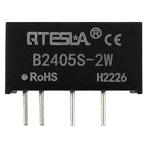 Módulo Conversor DC/DC Isolado 24V para 5V 2W B2405S-2W PTH