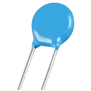 Capacitor Disco Cerâmico 2,2nF 2KV 5mm para Alta Tensão