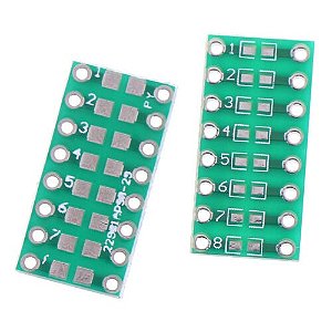 Placa Conversora SMD 0402 0603 0805 para DIP Universal