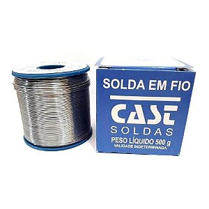 Rolo de Solda Estanho 500g Fio 1mm 60/40 (SnxPb) Cast 189MSX