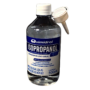 Álcool Isopropílico IPA 99,8% 500ml Limpeza de Placas PCB