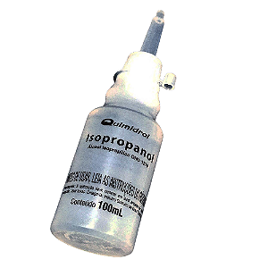 Álcool Isopropílico IPA 99,8% 100ml Limpeza de Placas PCB