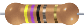 Resistor 4R7Ω Metal Film 1 Watt 5% Axial
