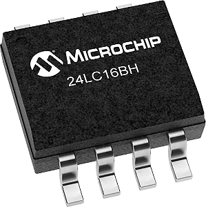 24LC16BHT Memória EEPROM 2K x 8 I²C TSSOP-8 SMD