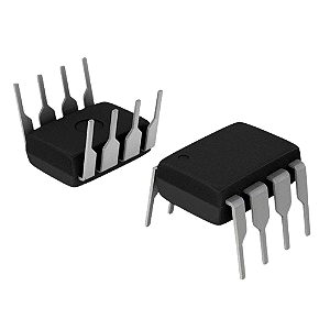M24C16-BN6 EEPROM I²C 2KB Encapsulamento DIP-8 PTH