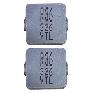 Bobina Indutora SMD 0,36uH Alta Corrente 9x9x4mm PDME104T-R36MS0R825